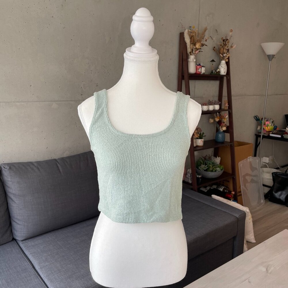 Crop Top (Size M, Mint)